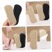Healeved 4 Pairs Acrylic Jewelry Tray Shoe Heel Pads - Cushions for Perfect Fit | Shoe Inserts for Women & Men - 11.2x4.3cm - Buy Online on GoSupps.com