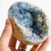 1pc 500g-1300g Natural Blue Celestite Cluster Crystal Geode Specimen for Decoration Suitable for Home HOMEZHOU (Color : 500g-600g)