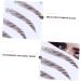 Healeved 4pcs Eyebrow Stickers False Eyebrows Sticker 6d Hair Makeup Tools Water Transfer Paper with Ink - Buy Online on GoSupps.com