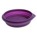Karlie Silicon travel bowl (foldable) 1000 ml L: 19 cm W: 18 cm H: 2.5 cm purple