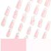 French Tip Press on Nails - Long Press On Nails with Nail Tips Pink flower bowknot Design pearl love heart false nails press on nails Acrylic False Nails Cute Artificial Nails - Buy Online on GoSupps.com