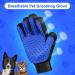 Pet Grooming Glove Pet Brush Glove Deshedding Brush Glove Pet Hair Remover Brush Bath Tool for Pets Grooming Pet Mitt For Dogs Cats & Horses with Long/Short/Curly Hair (Blue) - Buy Online on GoSupps.com