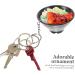 VALICLUD Portable Bag Pendant 2pcs Chain Mini Bag Novelty Present Japanese Simulation Ornament Ring Pendants Noodle Pvc Food Key - Buy Online on GoSupps.com