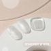 GAOY Pearl Gel Nail Polish 16ml - Shimmer Mermaid UV Gel for Nail Art DIY Soak Off Shimmer White - Perfect for Home Use - Buy Online on GoSupps.com