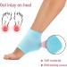 Sibba 4 Pairs Moisturizing Gel Heel Socks Cracked Heel Gel Lined Infused Toeless Spa Socks for Women Soft Cotton Silicone Ventilate Heel Sleeves Open Toe Foot Care Treatment Overnight (Multicolor) 4 Pairs Black+Pink+Gray+Green 4.0 - Buy Online on GoSupps.com