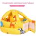 Baby Head Protector & Knee Pads Set | Safety Helmet & Walking Helmet for 6-36 Months | Yellow Zoo Design | (1+3) Pack - Buy Online on GoSupps.com