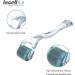 Incellice Derma Roller 1.0mm - Professional Microneedle Scooter for Beard & Hair Growth | Scalp & Skin Care for Men & Women | 200 Titan Real Needles - Buy Online on GoSupps.com