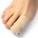 DYKOOK Big Toe Protectors 6 Pcs Fabric Gel Toe Caps Covers Sleeves Closed Cushions for Big Toe Prevent Corns Remover Callus Cushion Bunion Treatment Pain Relief(6 PCS)