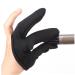 CLISPEED Hair Straightener Gloves 1pc Finger Cot Gloves Hair Curler Modeling Finger Guard Heat Resistant Barber Gloves Black 11x10cm - Buy Online on GoSupps.com