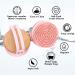 AEIOU Bamboo Back Scrubber & Soft Body Brush for Shower - Pink | Cellulite Treatment & Lymphatic Drainage - Buy Online on GoSupps.com