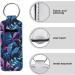 Tropical Palm Leaves Lip Gloss Tube Holder Keychain | Portable Chapstick Sleeve for Travel - Buy Online on GoSupps.com