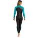Cressi Lido Long 2mm Lady  Black/Azure  M - Buy Online on GoSupps.com