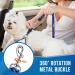 Slowton Double Dog Safety Belt - Dual-Pet Car Head Support for Small & Medium Dogs | Elastic Strap No Cable Blue | Ideal for Safe Vehicle Travel - Buy Online on GoSupps.com