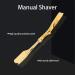 Professional Folding Straight Razor - Electroplated Gold Barber Razor for Men | Premium Quality Shaving Tool - Buy Online on GoSupps.com