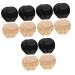 minkissy 12 Pairs Half Socks Toe Covers for Women Ballet Socks Honeycomb Fabric Foot Pad Half Toe Socks Topper Liner Socks Outdoor Toe Socks Non-Slip Women's Socks Miss Cotton