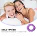 Silicone Face Lifting Lip Exerciser - 2pcs Lip Trainer & Mouth Muscle Tightener Tool for Women - Purple - Buy Online on GoSupps.com