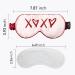 XOXO Embroidered Sleep Mask - Adjustable Eye Mask for Dry Eyes - Pink - Buy Online on GoSupps.com
