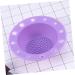 1pc Silicone Brush Cleaner Makeup Cleaner Pad Cleaner Brush Pad Silicone Brush Washing Mat Cosmetic Brush Cleaner Make up Brush Cleaning Pad Makeup Brush Purple Scrubber medium Purple - Buy Online on GoSupps.com