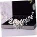 DOITOOL Pearl Comb Hairpin Comb Pearl Hair Pin Bridal Side Hair Comb Decorative Hair Combs Crystal Headpiece Rhinestone Bobby Pins Bride Hair Comb White Wedding Hair Accessories - Buy Online on GoSupps.com
