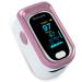Pulse Oximeter Fingertip Blood Oxygen Saturation Monitor Spo2 Pulse Oxygen Saturation Pulse Monitor OLED Screen PI and Respiratory Rate (RR) monitoring rose gold