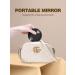 Macaki 20X Magnifying Makeup Mirror with Slant Tweezers | 3.5 Magnified Mirror | 2 Suction Cups | Black - Buy Online on GoSupps.com