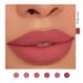 6Pcs Dark Red Matte Liquid Lipstick Set - Long Lasting Waterproof Lip Gloss Gift Set for Women - Color-05 - Buy Online on GoSupps.com