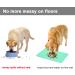 Moacc Silicone Feed Mats for Dogs & Cats - Waterproof Slipproof Green Paws Pattern 47x30cm - Buy Online on GoSupps.com