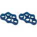 Finger Trainer High Flexibility Soft Silicone Light Portable 2 Pieces Finger Exerciser for Family Dark Blue 11lb - Buy Online on GoSupps.com