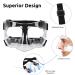 Stfali Nose Protection Mask | Adjustable Facial Guard for Broken Nose | Unisex Football Nose Shield with Padding - Transparent - Buy Online on GoSupps.com