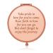 Jielahua Senior Night Gifts Graduation Gifts for Her Him Graduation Gifts Compact Pocket Makeup Mirror Motivational Gifts for Girls Teens Christmas Wedding Gift