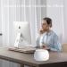 300ML Taigucat Essential Oil Diffuser | Aroma Humidifier with 14 LED Lights & USB C Cable - White | Home Bedroom Scent Nebulizer - Buy Online on GoSupps.com