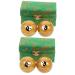 Clispeed 4 piece massage globe massage device hand the ball plays stress balls for adult tool metal ball massage balls made of metal hand type the ball roll cloisonne gymnasium ball