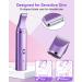 Womens Bikini Trimmer - 2-in-1 Electric Razor for Safe Hair Removal - Cordless & Waterproof Body Groomer Kit - Buy Online on GoSupps.com