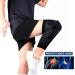 High-Performance Knee Compression Sleeve with Patella Gel Pad & Stabilizers - Men's & Women's Support for Running Gym Arthritis & Recovery - Black Medium - Buy Online on GoSupps.com
