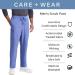 Care+Wear Men's 7-Pocket Straight Leg Scrub Pants - Moisture Wicking, Ultra-Soft, Wrinkle-Resistant - Black, Size Medium - Buy Online on GoSupps.com