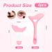 4pcs Eyeliner Stencils Eyeliner Helper Tool Silicone Eyeliner Eyeshadow Stencils Mascara Shield Applicator for Eyeliner Eyelashes Eyebrows Lip Liner Face Contour (Pink) - Buy Online on GoSupps.com