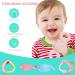 Cokomono Baby Teething Toys Set with Pacifier Clips - BPA Free Silicone Teethers for Babies 3-12 Months - Buy Online on GoSupps.com