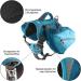 Kurgo Baxter Hundred Dog Backpack - Coastal Blue Saddle Bag for Hiking (14-39 kg) with 2 Side Pockets - Buy Online on GoSupps.com
