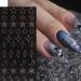 Reusable Airbrush Nail Stickers Stencil - 24 Sheets for DIY Nail Art Designs - French Butterfly Flower Heart Moon Star Christmas Decals - Self-Adhesive Template Tool - Buy Online on GoSupps.com
