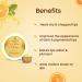 Shubhr Orange Lip Balm & Gloss - 100% Ayurvedic Natural Vitamin C Paraben & Sulphate Free for Dry Chapped Lips (15g 10 Herbs) - International Shipping Available - Buy Online on GoSupps.com