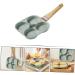 SHOWERORO 1Pc pan Kitchen Griddle Wok for Induction cooktop Non Stick cookware stovetop Griddle Non Stick Egg Cooking Pot Cooking Utensil Fried Eggs Omelette Plate Oven bakeware Egg Boiler - Buy Online on GoSupps.com