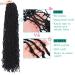 7 Packs 36 Inch Faux Locs Crochet Hair for Black Women - Pre-looped Long Goddess Locs Crochet Braids - Curly Wavy Braiding Hair Extension (1B) - Buy Online on GoSupps.com