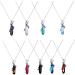 Oralgos Elegant Mermaid Crystal Trailer Necklace - Adjustable Choker Stylish Collarbone Chain Perfect Jewelry Ornament for Lovers - Blauer Crystal 7 - Buy Online on GoSupps.com