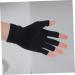 BRIGHTFUFU 1 Pair UV Gloves summer sunblock gloves touchscreen gloves nail art fingerless gloves sun protection gloves for women nail dryer UV glove nail gel fabric major women's summer beach 19.5x8cm Black - Buy Online on GoSupps.com