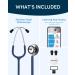 FriCARE Navy Blue Stethoscope | Dual Head for Nurses & Home Health | Essentials for Adults & Kids - Monitor Heartbeat & First Aid - Buy Online on GoSupps.com