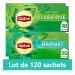 Lipton Pack Th Vert classique Origine Asie Th vert menthe Infusion Froid ou Chaud Ingr dients d'Origine 100% Naturelle 120 sachets