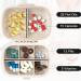 Bling Sparkling Portable 8-Compartment Waterproof Pill Organizer Box - Ideal Travel Case & Everyday Compact Pill Holder in Red | Shop Internationally - Buy Online on GoSupps.com