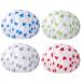 Keeygo Shower Cap, 4-Pack Shower Caps for Women Long Hair Reusable EVA Plastic Waterproof Bath Hair Cap,Deep Conditioning Salon Spa 4pack03
