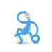 Matchstick Monkey | Dancing Monkey Teether | Light Blue | Teething Toy for Babies | Gently Massages Infants Gums | Varied Textures to Sooth Baby Teething Pains | Dishwasher and Fridge Suitable