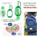 Verloco Hand Sanitizer Silicone Holder | Universal Protective Cover for Portable Bottles | 19.8 x 4 cm | Ideal for Scooters & On-the-Go - Buy Online on GoSupps.com